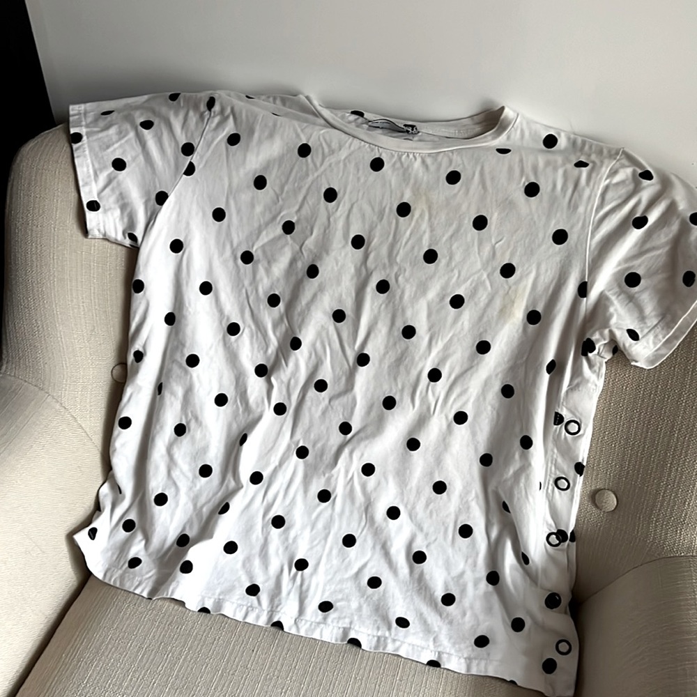 ASOS Maternity polka dot top sz 8